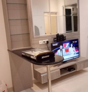 backdrop tv minimalis hpl bekasi - Jasa Pembuatan Backdrop TV Bekasi